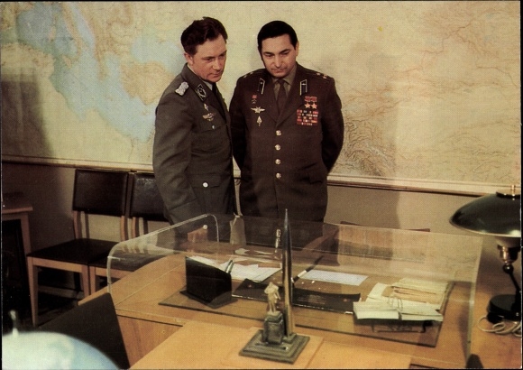 PC joint cosmos flight USSR GDR, cosmonauts Valeri Bykowski, Sigmund Jähn