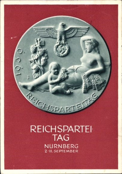 Ganzsachen Ak Nürnberg, Reichsparteitag 1939, Reichsparteitag des Friedens