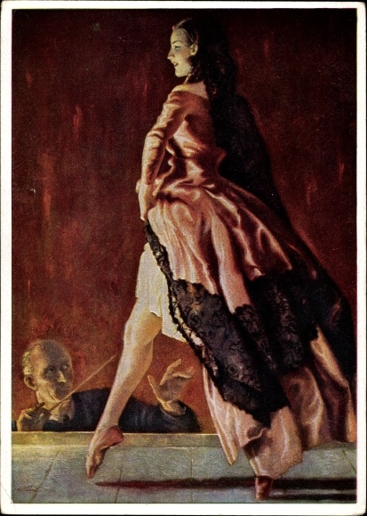 Artist PC Engelhard, Julius U., lace dance, conductor, HDK 179