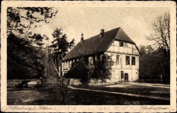 Postcard Rotenburg an der Wümme, Forestry Office