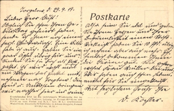 Paper cutting artist Postcard Diefenbach, Per aspera ad astra, part 4