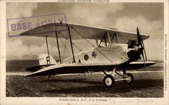 CPA Compagnie aérienne française, Avion Taxi CAF
