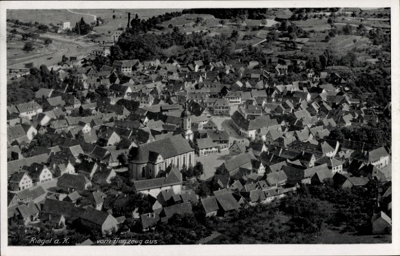 KP Riegel am Kaiserstuhl, zdjęcie lotnicze