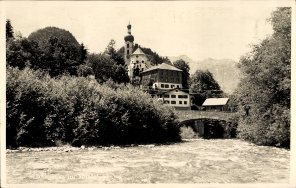 Postcard Tschagguns in Vorarlberg, Chapel