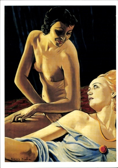 Artist Postcard Picabia, Francis, The Brown and the Blonde