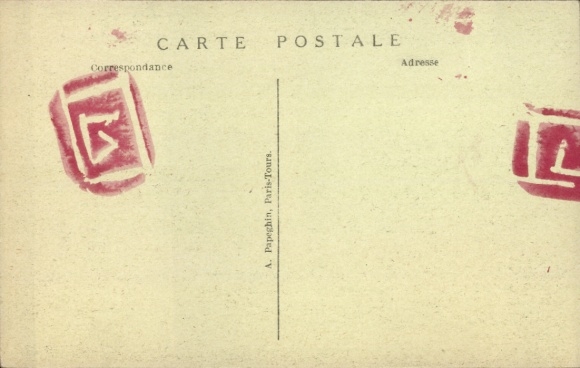 Postcard Paris, Decorative Arts Exhibition 1925, French Asia Pavilion