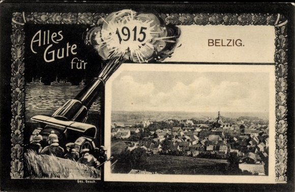 Ansichtkaart Bad Belzig in der Mark, algemeen beeld, het allerbeste voor 1915