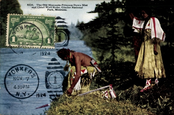 PC Montana USA, Glacier National Park, Old Mocassin-Princess