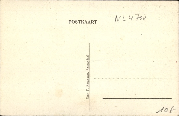 Postcard Roosendaal North Brabant Netherlands, station