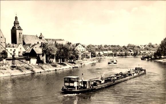 Postcard Havelberg in Saxony-Anhalt, part of the Havel