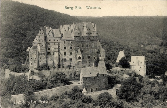KP Wierschem nad Mozelą, Zamek Eltz, strona zachodnia
