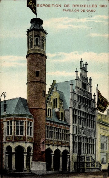 KP Bruxelles Bruksela, Wystawa Światowa 1910, Pavillon de Gent
