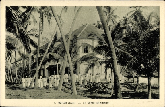 Ak Quilon Indien, Le Grand Seminaire, Missionare