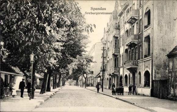 Ak Berlin Spandau, Seeburgerstraße