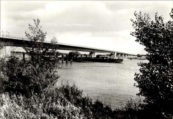 Postcard Wittenberge on the Elbe Prignitz, Elster Bridge