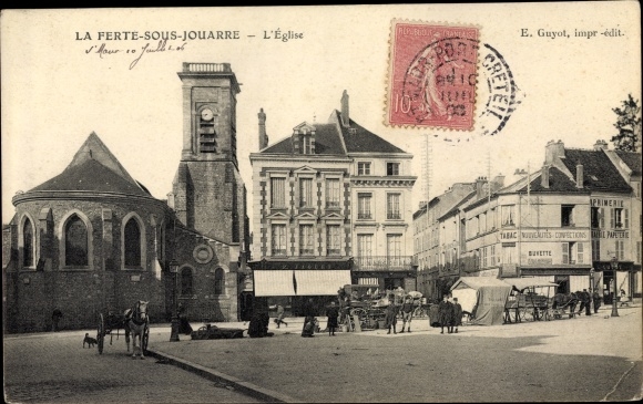 Ak La Ferté-sous-Jouarre Seine-et-Marne, L&#39;Église