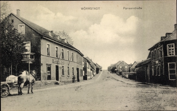 Postcard Wörrstadt in Rheinhessen, Pariserstrasse, Inn Post
