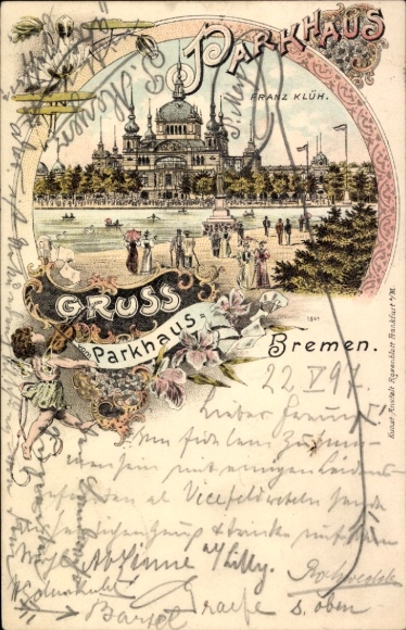 Chromo-Litho Hanseatic City of Bremen, Parking Garage
