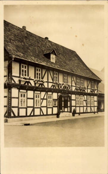 Ak Herzberg am Harz, Hotel Deutscher Kaiser