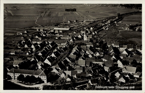 Ak Hüfingen im Schwarzwald, Luftaufnahme