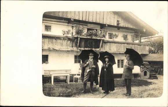 6 old PCs from Germany, unknown location, various buildings and views