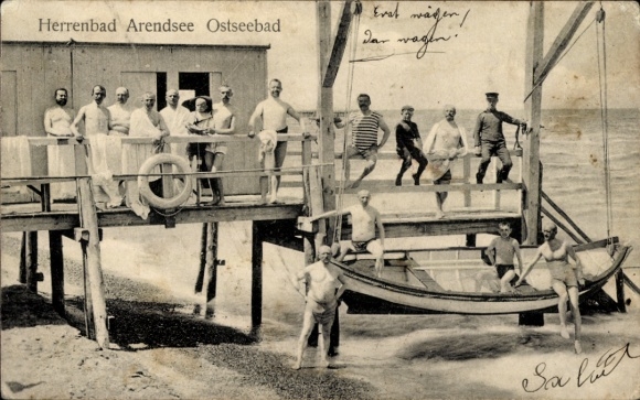 Ak Ostseebad Arendsee Kühlungsborn, Herrenbad