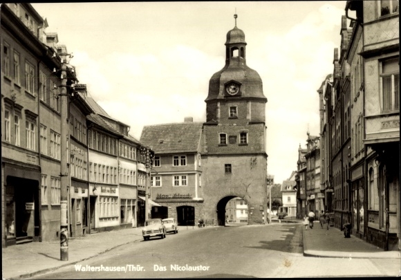 Ak Waltershausen in Thüringen, Nikolaustor