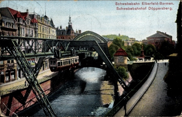 Wuppertal, Elberfeld Barmen suspension railway, Döppersberg suspension station