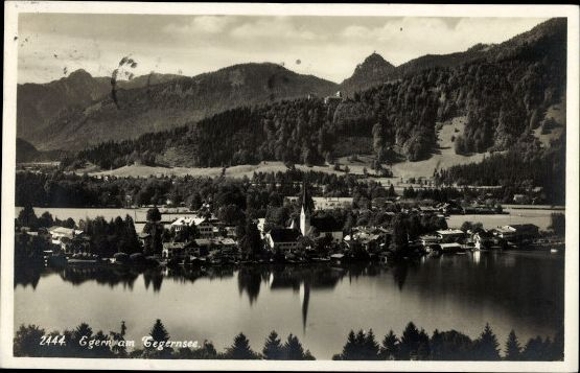 10 old PCs Tegernsee, Rottach Egern in the district of Miesbach Oberbay, various views