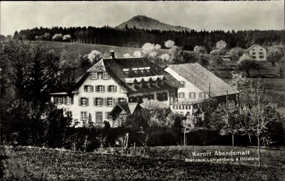 Ak Lampenberg Halbkanton Basel Land, Abendsmatt