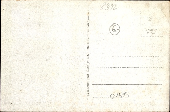 Postcard Berggiesshübel in Saxony, swimming pool, air and sun bath, bathers