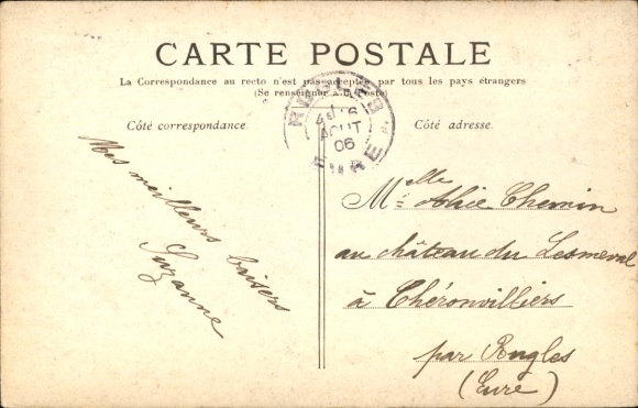 Postcard Paris, City Hall