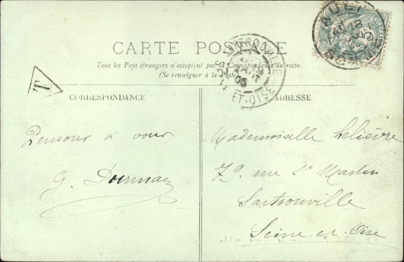 Ak Criel Plage Seine Martime, vue generale du Château