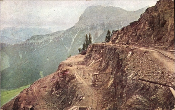 Postcard Münichtal Erzberg Eisenerz Styria, Pfaffenstein