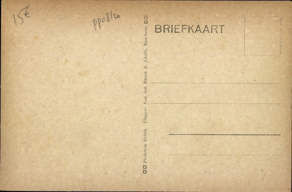 Postcard Enschede Overijssel Netherlands, Gronausche Street, tram