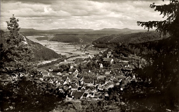 Postcard Giesen near Hildesheim, view of the town