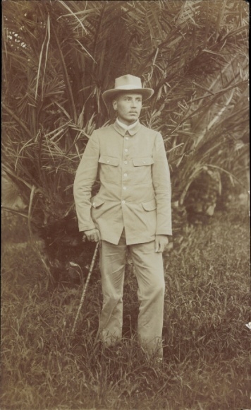 Foto Windhoek Windhuk Namibia Deutsch Südwestafrika, Freiherr von Eberstein, Portrait