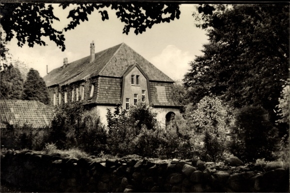 Postcard Dötlingen in Oldenburg, To Hus