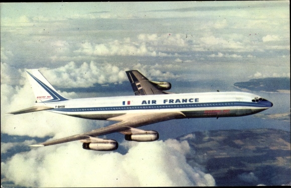 Samolot pasażerski KP French Air France, Boeing 707 Intercontinental, F-BHSB