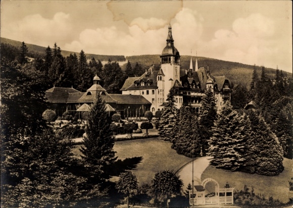 Foto Świeradów Zdrój Bad Flinsberg Schlesien, Das Kurhaus