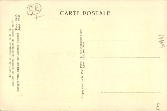 Postcard Mysore Indian, Despatures des Missions Etrangeres, hunting crocodile in the jungle