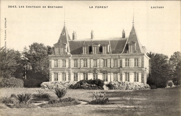 Postcard Loctudy Finistère, Le Chateau