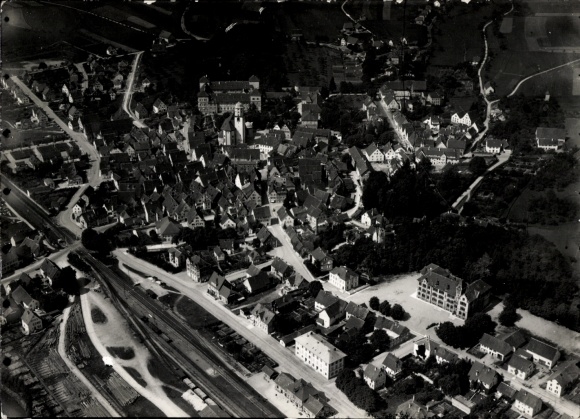 foto Messkirch Messkirch in de Schwäbische Alb Baden, luchtfoto