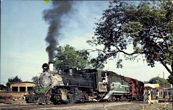 10 old Postcard various locomotives