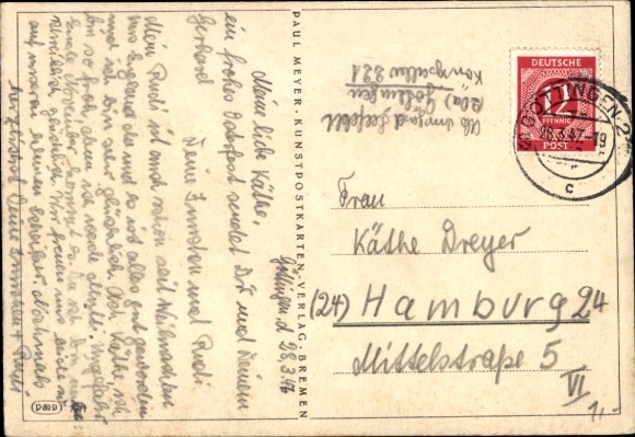 Artist Postcard Lauterborn, Liesel, The feather sways from the beret, Boys in uniform, Bayonets