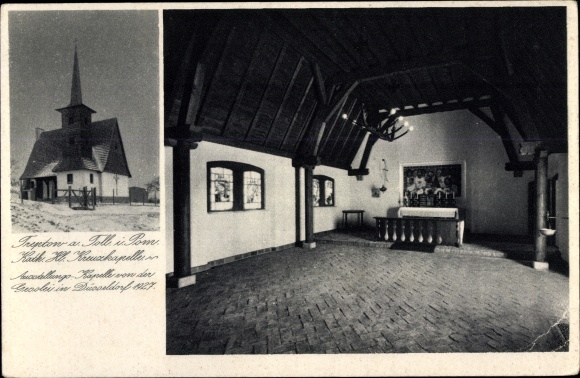 Ak Altentreptow in Mecklenburg Vorpommern, Ausstellungskapelle, Altar