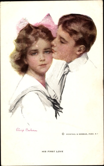 Kunstenaarskaart Boileau, Philip, eerste liefde, geliefden
