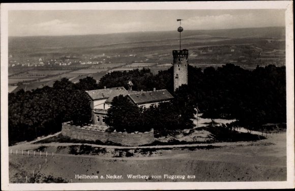 Ak Heilbronn am Neckar, Wartberg, Luftbild