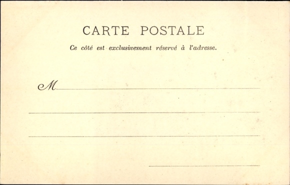 Postcard Paris, Circus Barnum &amp; Bailey, Discharge of special trains, Bahnhof, Gleisseite
