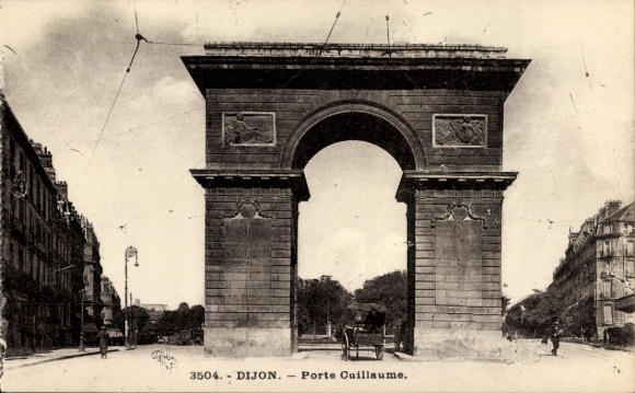 KP Dijon Côte d'Or, Porte Guillaume, architektura,